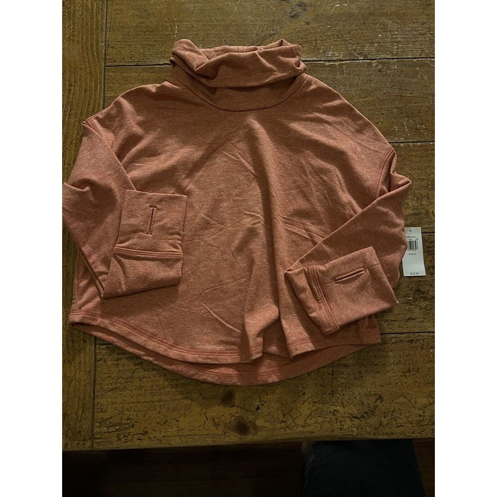 Cozecore‎ Old Navy Small 6-7 Long Sleeve Funnel Neck Top With Thummies NWT